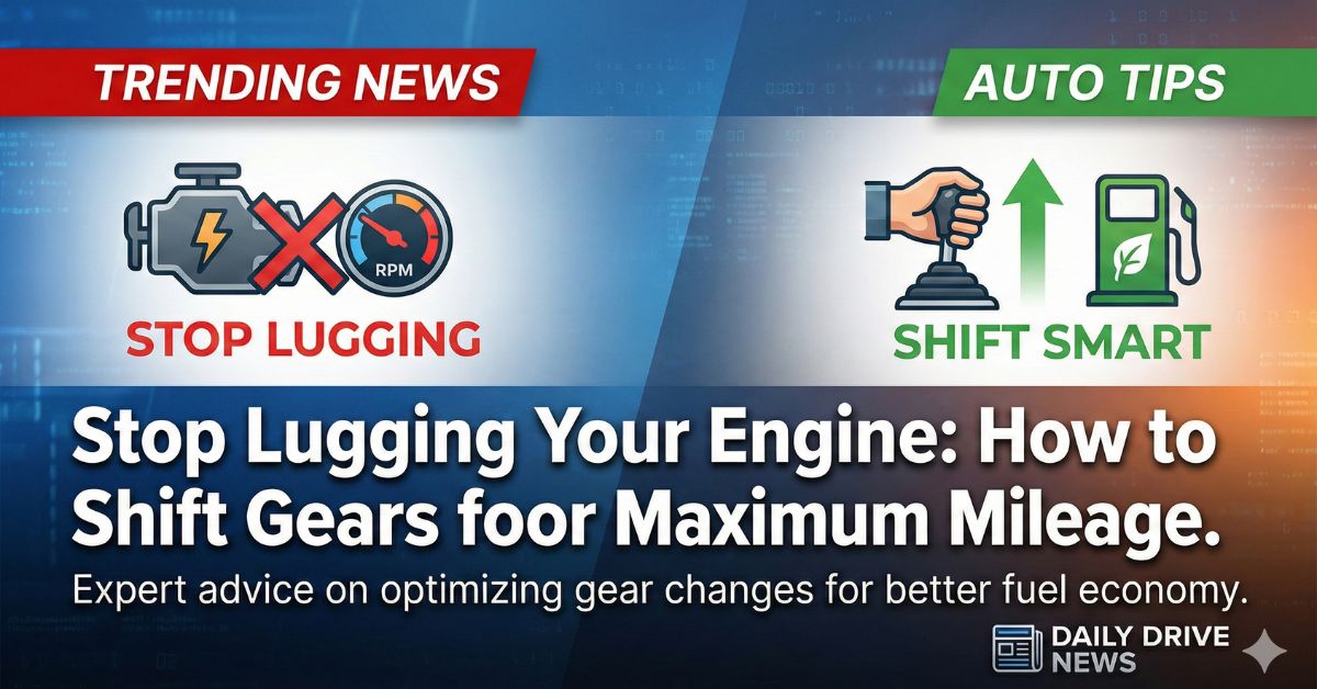 Stop Lugging Your Engine