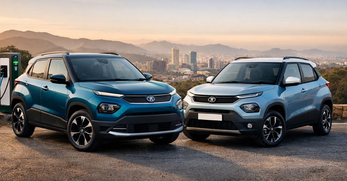 New Tata Punch EV vs Old Model