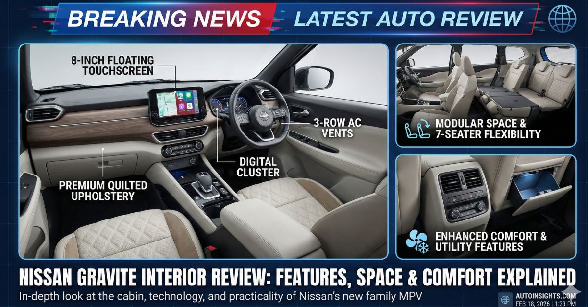 Nissan Gravite Interior Review