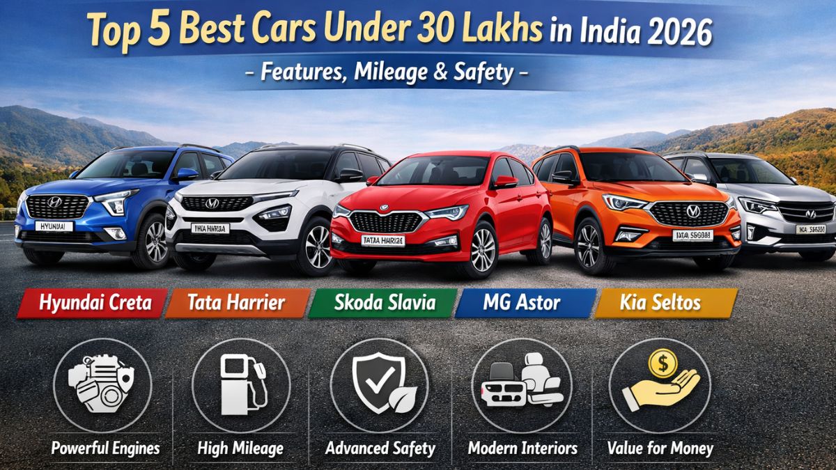Top 5 Best Cars Under 30 Lakhs in India 2026