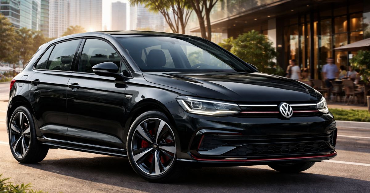 Volkswagen Black Polo Car 2026